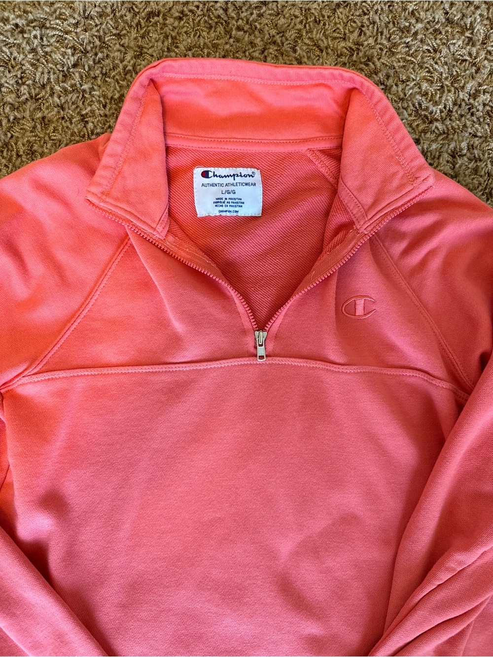 Champion Quarter Zip Pullover